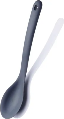 Image de Korkmaz Twisty Cuillère de service en silicone 33 cm - Ergonomique & Résistant à la chaleur