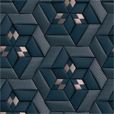 Produktbild von Fototapete Vlies 39178-3 The Wall II Sternengrafik blau 3-tlg. 159 x 280 cm