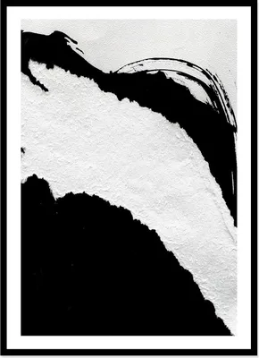 Produktbild von BILD POSTER 50x70cm Schwarz-Weiß Zebra Minimalismus Abstrakt Schwarz Weiß