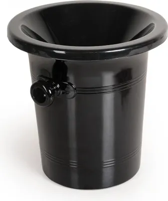 Produktbild von Ausschüttgefäß BLACK, 3 Liter, Kunststoff, Schwarz