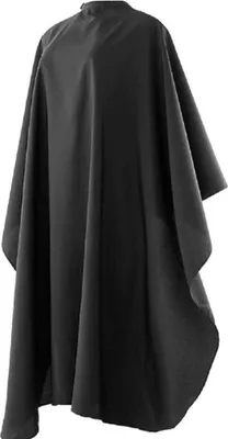 Produktbild von Knaak Friseurumhang schwarz 140 x 120 cm wasserabweisend verstellbar