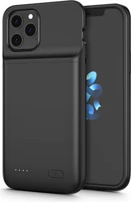 Zdjęcie produktu dla Etui Tech-Protect PowerCase na iPhone 12 / 12 Pro z powerbankiem 4800mAh - czarne