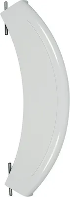 Produktbild von Türgriff Griff weiß mit Achsen Kunststoff Waschmaschine Waschgerät Bosch Siemens 00266751 266751 passend für Balay Neff VarioPerfect Maxx SilencePerfect EcoEdition wae24