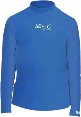 Produktbild von Iq-uv Uv 300 Junior Uv Langarm-t-shirt Blau 128 cm Jungen,Mädchen Blau 128 cm