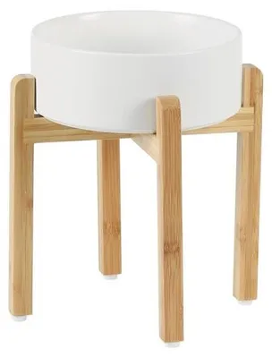 Obrázek produktu pro Keramická miska na krmení pro psy s protiskluzovým dnem pro středně velké psy, 21 cm