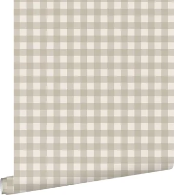 Zdjęcie produktu dla ESTAhome Tapeta motyw kratki szarym 50 x 900 cm