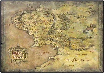 Produktbild von Vade scholastic Der Herr der Ringe Karte