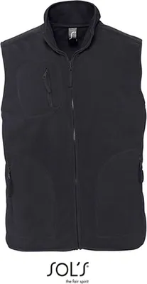 Immagine prodotto di SOLs 51000 | Gilet in pile Norvegia - Colore: Grigio antracite (tinta unita) - Taglia: L