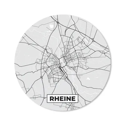 Produktbild von MuchoWow® Mauspad Mousepad Rheine - Karte - Stadtplan - Deutschland - Karte 40x40 cm - Mousepads - Maus Mat - Pad - Mausunterlage - Schreibtisch Accessoires