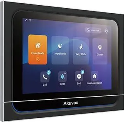 Image de Akuvox X933H Écran d'ordinateur 17,8 cm (7" ) 1280 x 800 pixels LCD tactile table noir (X933H)