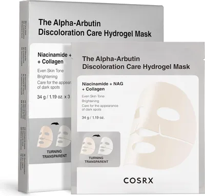 Produktbild von COSRX The Alpha Arbutin Discoloration Hydrogel Mask 3uni