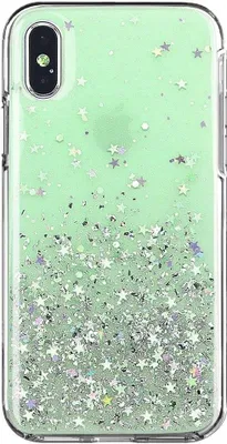 Image de Wozinsky Star Glitter Błyszczące Etui Pokrowiec Z Brokatem Iphone Xr Zielony