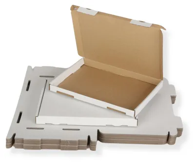 Produktbild von Großbriefkarton DIN A4 - 350 x 250 x 20 mm, weiß 20 Stück
