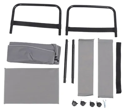 Produktbild von Rollbarer Aufbewahrungsbehälter für unter das Bett, Metallschublade für unter das Bett, Aufbewahrungsbox für unter das Bett für Kleidung, Schuhe, Bücher und Spielzeug