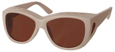 Produktbild von Polarisierte Damen Sonnenbrille UV400 Große Designer Sonnenbrille 30755 Grau/Braun