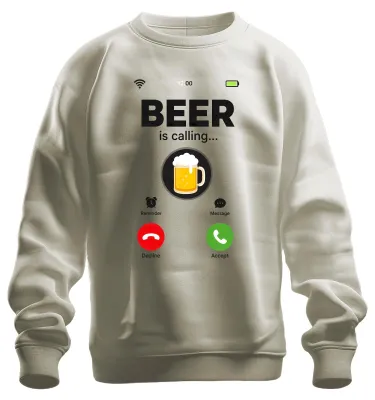 Obrázok produktu pre Pivo, zábava, párty, telefón, alkohol, mikina, pulóver, príroda, veľkosť XXL