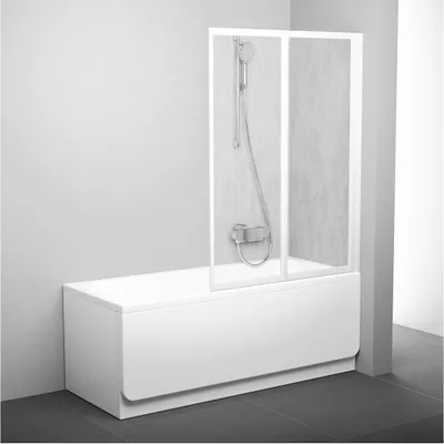 Obrázek produktu pro Zástěna na vanu RAVAK Supernova VS2 105 bílá+rain 796M010041