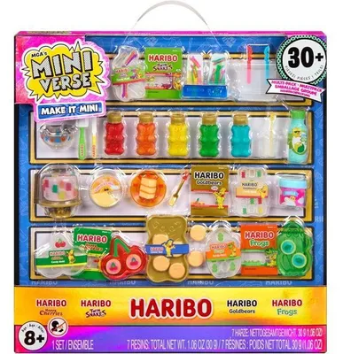 Obrázek produktu pro MGA's Miniverse Make It Mini Haribo, sběratelská hra v miniaturním provedení, od 8 let, ingredience a příslušenství v ceně