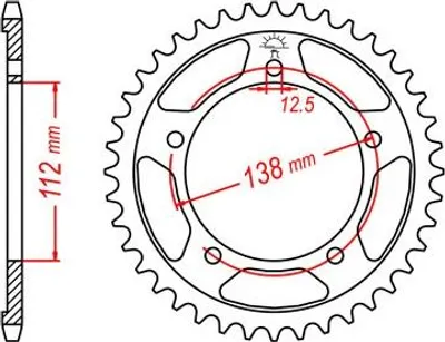 Image de Pignon JT 41 dents 525 JTR1304.41