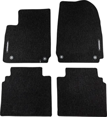 Image de Tapis de Sol de Voiture pour Hyundai Ioniq 6 2022-2025 Velours Durable Noir 4Pcs
