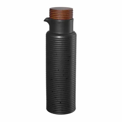 Image de ASA Essig und Ölflasche, black  d. 6,5 cm, h. 22 cm, 0,4 l.