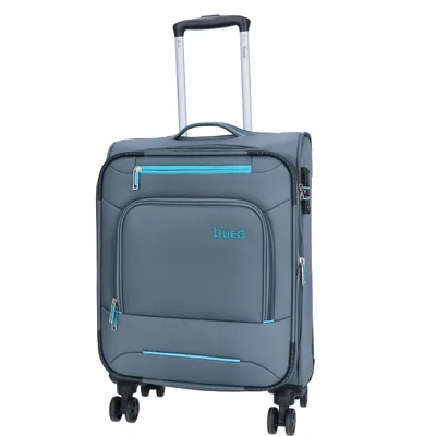 Produktbild von TheTrueC 4-Rad Trolley 55cm Grey-Blue Palma grey : grey Farbe vom Hersteller: grey