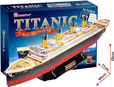 Zdjęcie produktu dla Puzzle 3D Statek Titanic Zestaw Xl 113El 0110