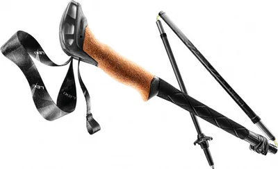 Produktbild von Leki Treckingstock - Black Series FX Carbon 110-130 cm - black/clear/naturalcarbon