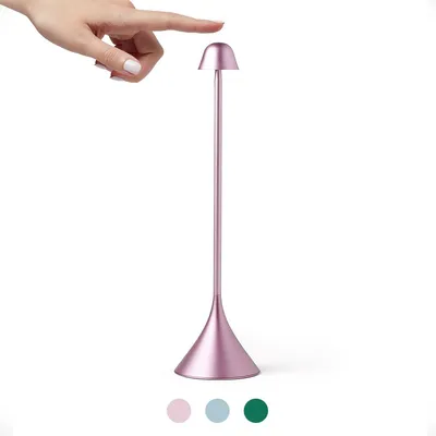 Tischlampe mit 9 LED-Farben, Touch-Dimmer, kabellos, koppelbar