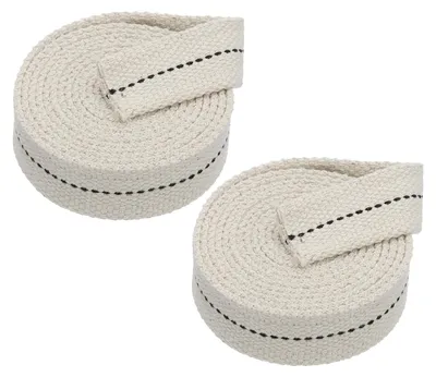 Baumwoll-Flachdochte 2,5 cm, 2 Rollen, für Öllampen
