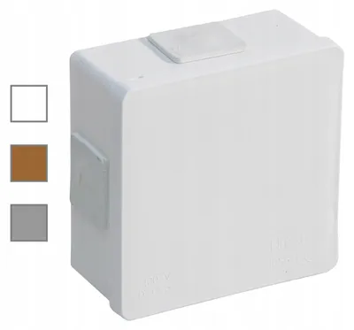 Obrázek produktu pro Krabice pro povrchovou montáž, se svorkami, 86X86X40, Ip55, bílá, Klik, 00151