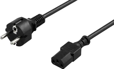 Obrázek produktu pro Deltaco DEL-111N, 10 m, CEE7/7, IEC C13, 250 V, 10 A