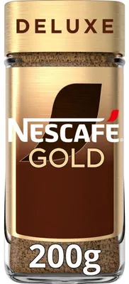 Produktbild von Nescafé Gold Deluxe Löslicher Kaffee 200g – Premium Instantkaffee, intensiver Geschmack