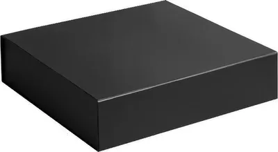 Image de Boîte cadeau de luxe, boîte magnétique plastifiée mate NOIR Format 15x15x5cm 2 pcs.