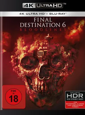 Produktbild von PLAION Final Destination 6: Bloodlines (4K-UHD), Film, Blu-ray, Deutsch, Englisch, Spanisch, Französisch, Italienisch, 110 min, Horror, Dänisch, Finnisch, Norwegisch, Schwedisch