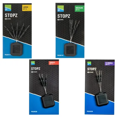 Produktbild von Preston Stopz - 15 Schnurstopper, Größe:M