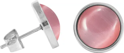 Produktbild von Chirurgenstahl Ohrstecker Elegance Farbe - Pink