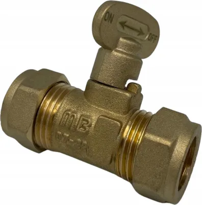 Immagine prodotto di Valvola del gas in ottone 15x15 mm per tubi in rame