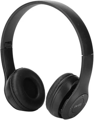 Obrázek produktu pro Černá Bluetooth sluchátka přes uši s potlačením hluku