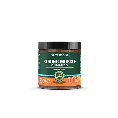 Image de Strong Muscle Gummies 120 g NUTRICODE, SANS SUCRE AJOUTÉ