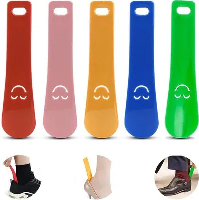 Zdjęcie produktu dla Mini-jabłka do butów – 5 sztuk – w 5 kolorach – z tworzywa sztucznego – 3,7 x 15 cm