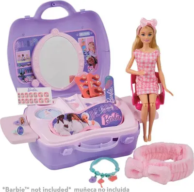 Produktbild von Cefa Toys Barbie Glam Beauty-case Puppe Rosa  Rosa One Size