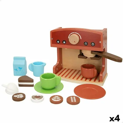 Image de Jouet cafetière Woomax 18 x 18 x 10 cm (4 pièces)