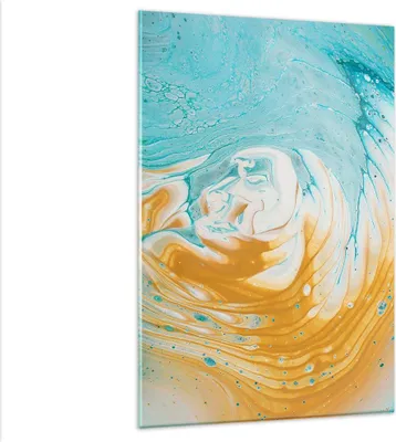Produktbild von Bilder auf glas - Einteilig - Abstraktion verschüttet Farben - 80x120cm - Glasbilder - Wandbilder - Bilder - Wanddekoration aus Glas - Glas Bilder - Wandbild auf Glas - GPA80x120-4742
