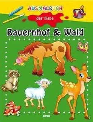 Produktbild von Malbuch - Bauernhof & Wald