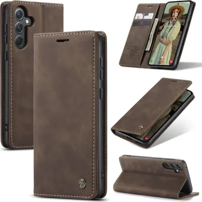 Produktbild von Samsung Galaxy A56 Hülle - CaseMe 013 Klapphülle - Dunkelbraun
