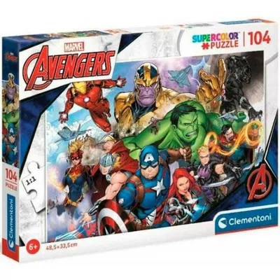 Produktbild von Clementoni Puzzle 104 Teile Avengers hochwertig