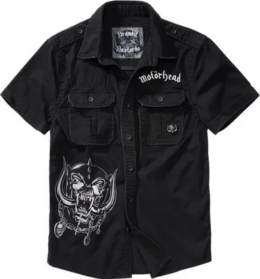 Obrázek produktu pro Pánská košile Brandit Motörhead Vintage Shirt 1/2 sleeve black - S