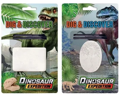 Immagine prodotto di Kit per lo scavo dei fossili di Dino (2 assortiti)