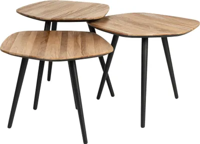 Produktbild von Housecraft Living Cuties Couchtisch Holz 3er-Set